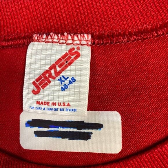 Spirit Has Done Great Things T-shirt L Red Vintage Made in USA Christian Scriptu - Picture 2 of 5